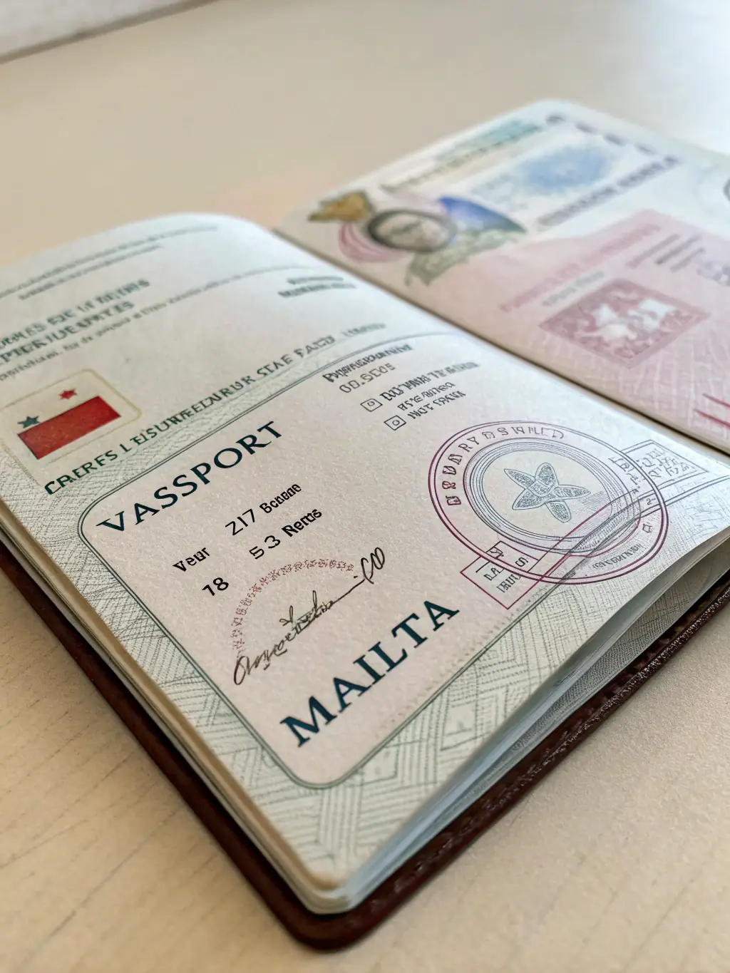 A close-up shot of a passport with an Israeli visa, emphasizing the importance of checking visa requirements for travelers with disabilities.